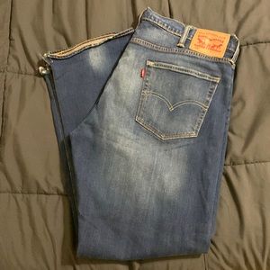 Levis 504. 38x30. Small slots at bottom.